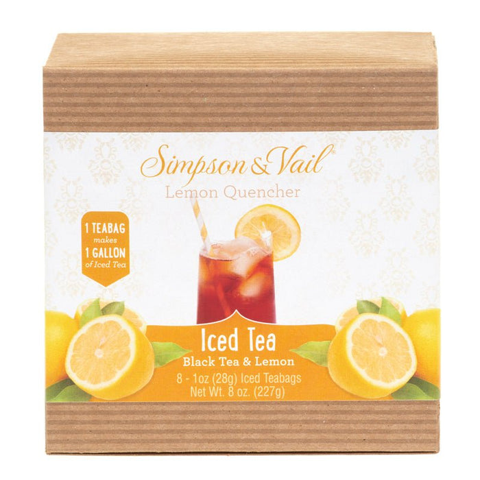 Lemon Quencher Black Iced Tea Bags - Olive Ovation
