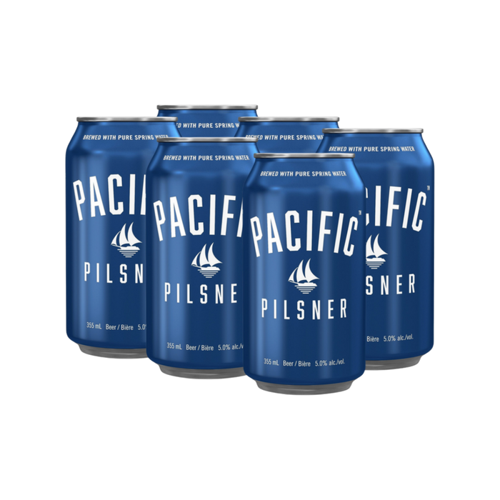 Pacific Pilsner 6pk — Domestic Beer