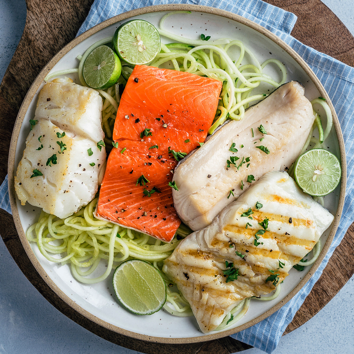 Coho Salmon, Sockeye Salmon, Sablefish, Haddock and Wild Atlantic Cod