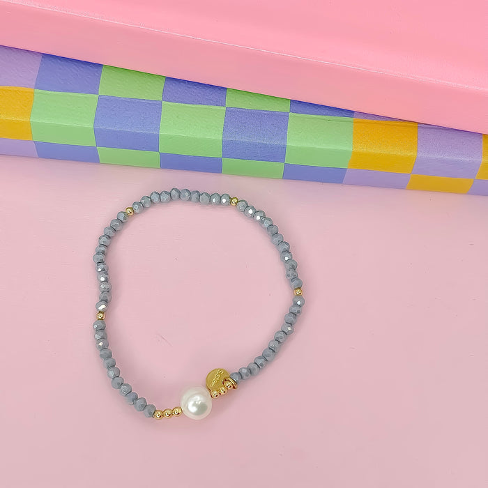 colorful gemstone jewelry, beaded fashion bracelet, gold or silver tone accessory, handcrafted beaded piece, trendy boho chic jewelry, vibrant statement wristwear, artisan handmade design, everyday stackable accessory, fashion jewelry for women, premium jewelry gift idea, boutique style wristwear, elevated modern jewelry