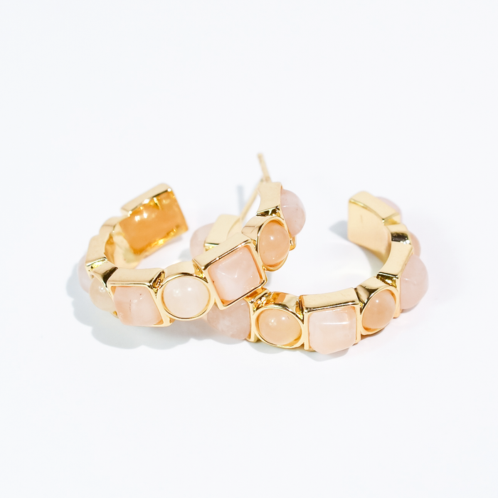 Peach Luxe Hoop