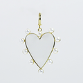 Pearl Crush Gold Charm