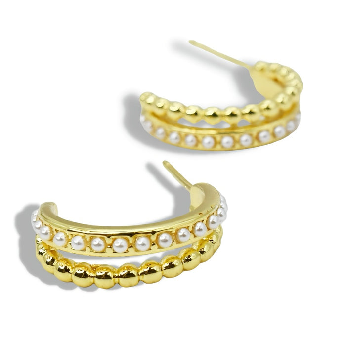 Pearl Mirage Hoop