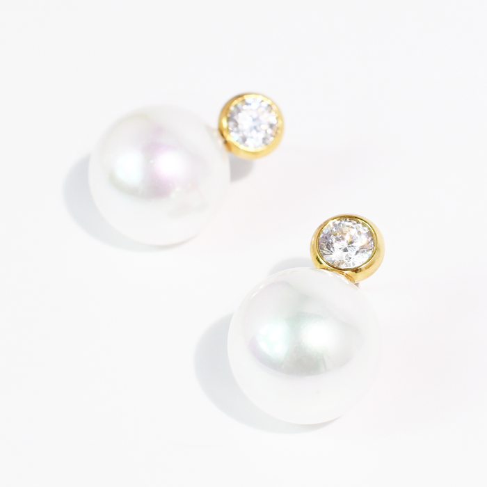 Pearl & Sparkle Earrings