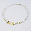 dainty gold necklace, layered design, boutique wholesale, womens accessories, statement piece, trendy style, waterproof, hypoallergenic, tarnish free,pearls