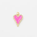 Pink Heart Charm CH-93