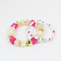 Pink Lemonade Bracelet Stack