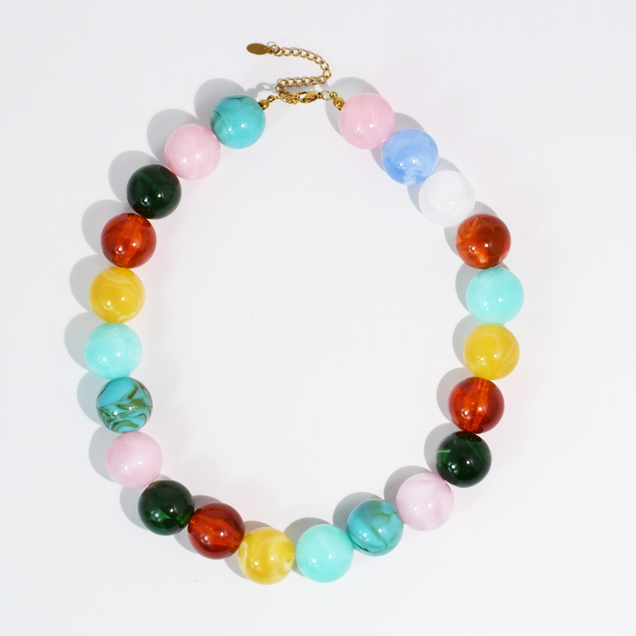 Pop of Joy Confetti Pastel Necklace