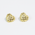 Pretty Pearl Heart Earrings