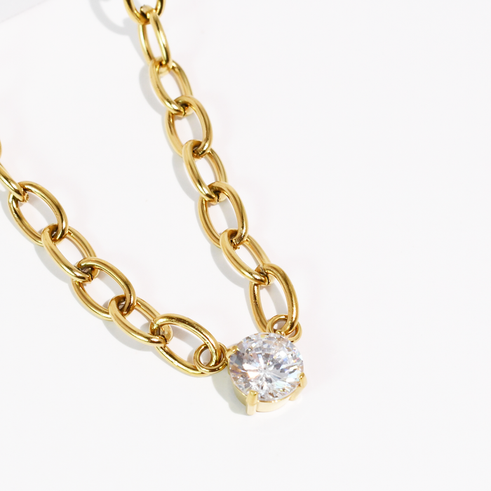 Promise Crystal  Waterproof Necklace