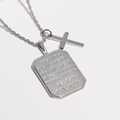 Psalm 28:7 Silver Necklace