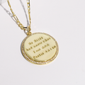 Psalm 46:10 Gold Necklace