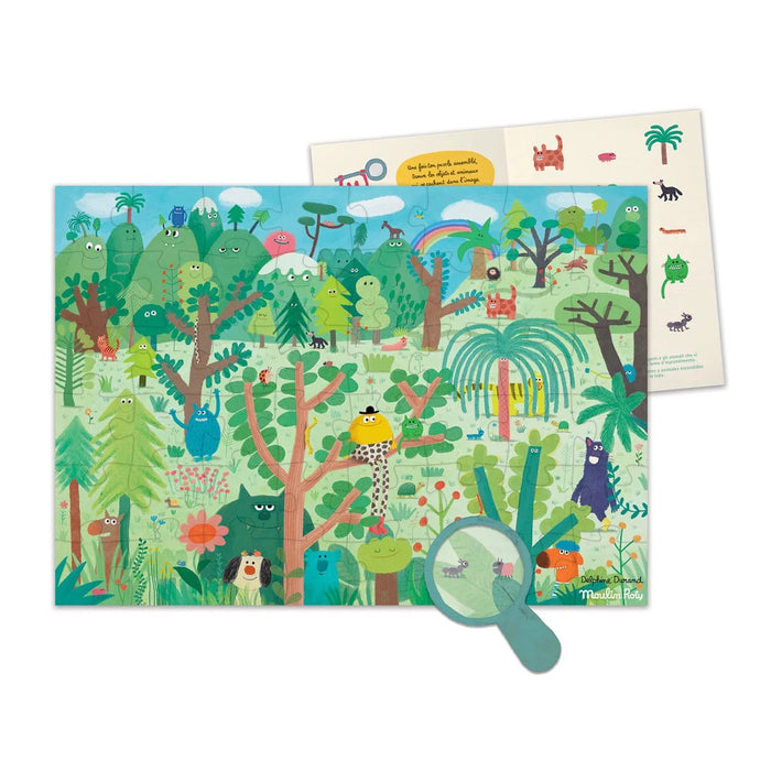 PUZZLE - THE WONDERFUL WORLD - 48 PIECES — by Moulin Roty
