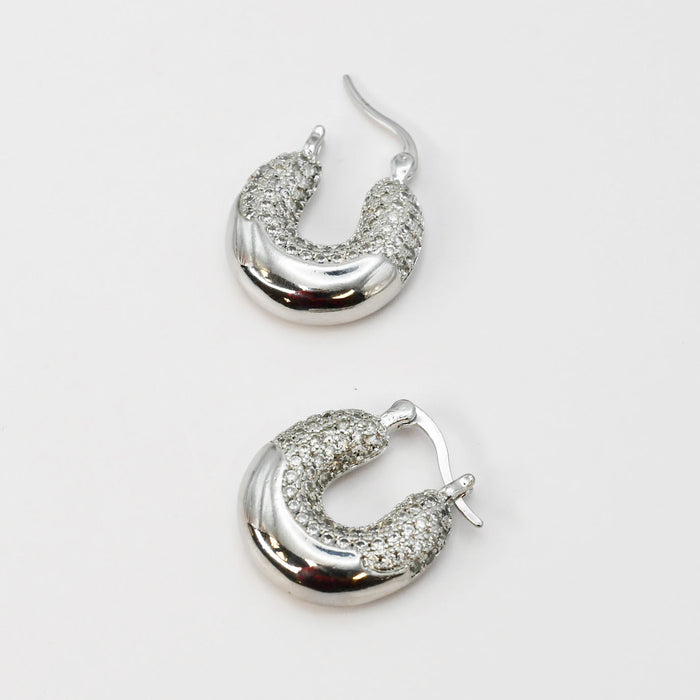waterproof hypoallergenic silver earrings, tarnish free silver jewelry, dainty silver earrings, silver hoop earrings, handcrafted gemstone silver earrings, boutique wholesale earrings, everyday silver jewelry, high-quality silver earrings