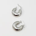 waterproof hypoallergenic silver earrings, tarnish free silver jewelry, dainty silver earrings, silver hoop earrings, handcrafted gemstone silver earrings, boutique wholesale earrings, everyday silver jewelry, high-quality silver earrings