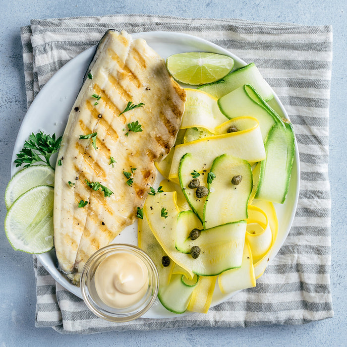 Cooked Rainbow trout fillets