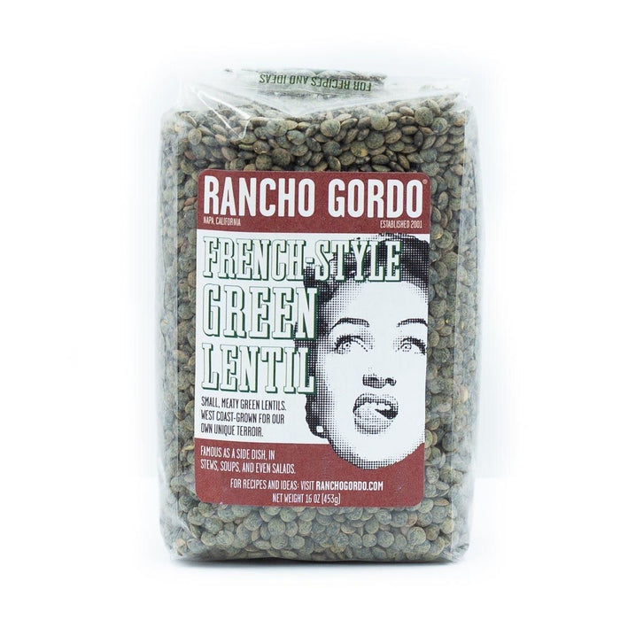 Rancho Gordo French Green Lentils - Olive Ovation