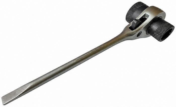 A close up of the Ratchet Scrench v6 featuring the knurling.