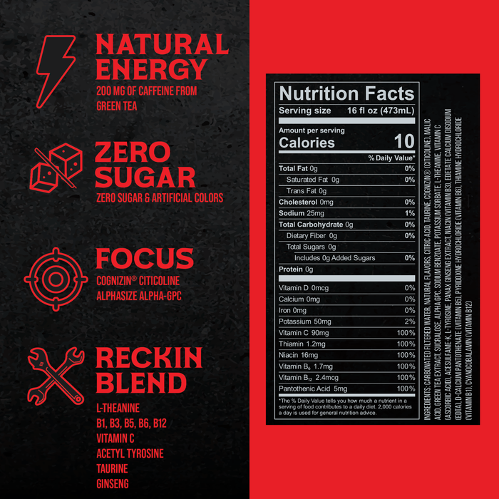 Reckin Energy | 12-Pack.