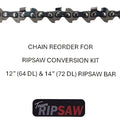 RIPSAW 2511 1/4"(3670) Conversion Chain Reorder (Two Pack)