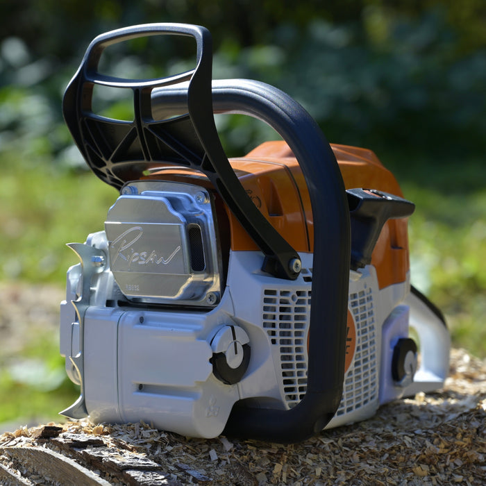 A Ripsaw Signature Series Exhaust installed on a Stihl MS362