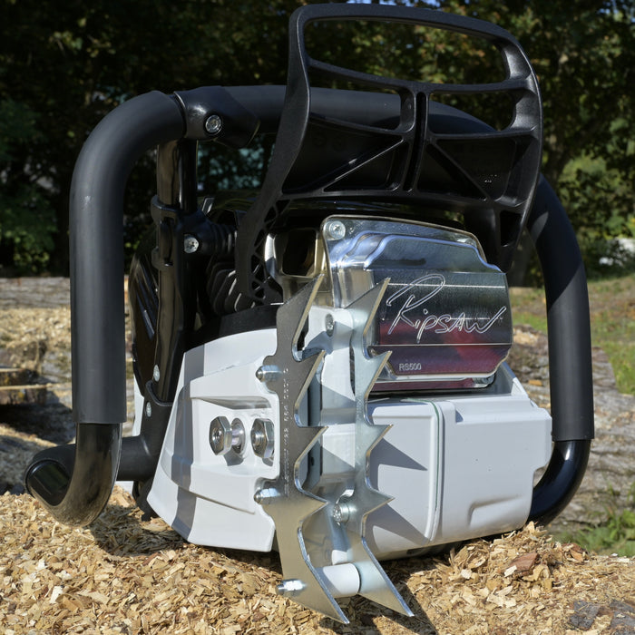 A Ripsaw Signature Series Exhaust installed on a STIHL MS500i