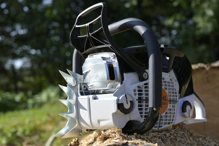 A Ripsaw Signature Series Exhaust installed on a STIHL MS500i