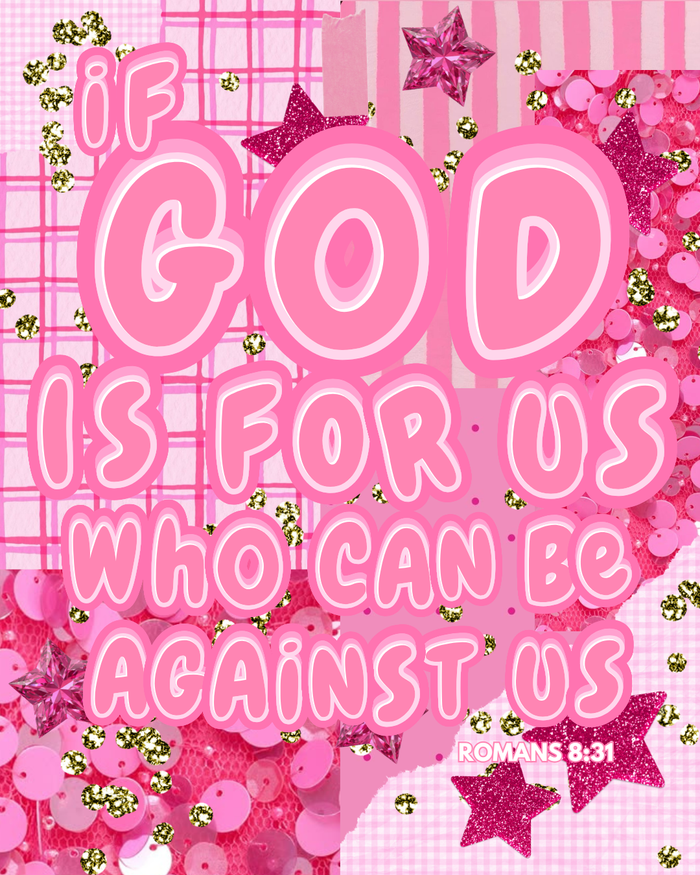 Romans 8:31 Gold Necklace