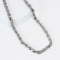 Rope Silver Necklace