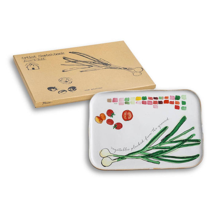 Rosanna Farm To Table Platter Spring Onion - Olive Ovation