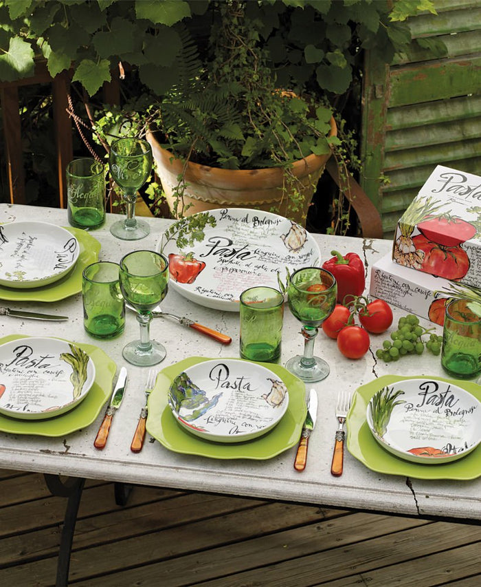 Rosanna Pasta Italiana Bowls, Set of 4 - Olive Ovation
