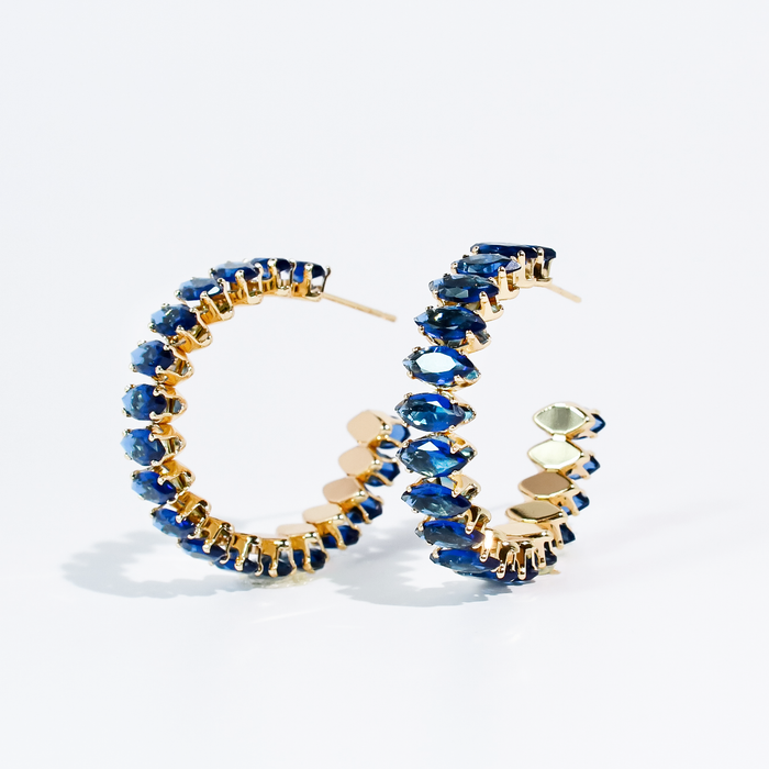 Saphire Royale Hoop