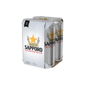 Sapporo 4Pk Tall Cans — Import Beer