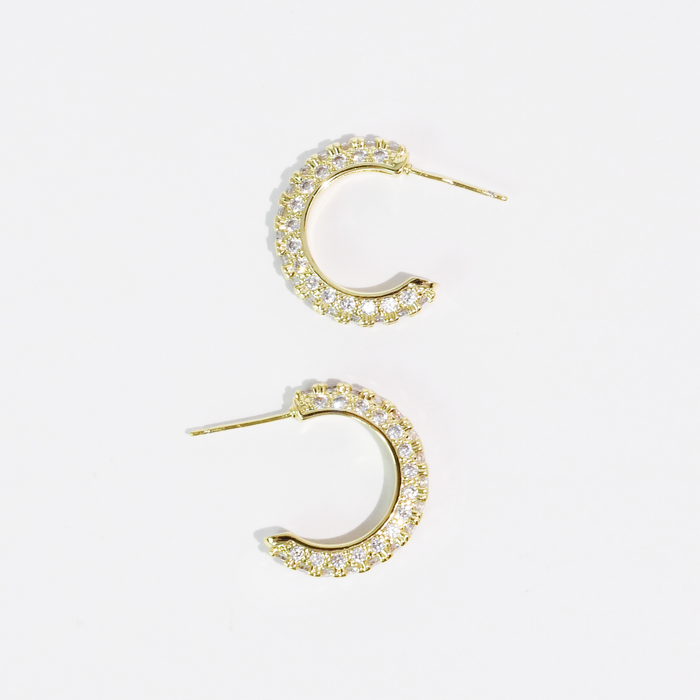 Shine On Gold Hoop