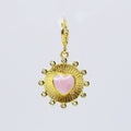 Shinning Heart Pink Charm CH-343