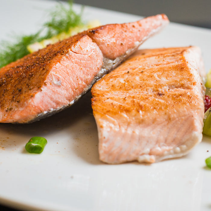 Sockeye Salmon and Atlantic Salmon Fillet