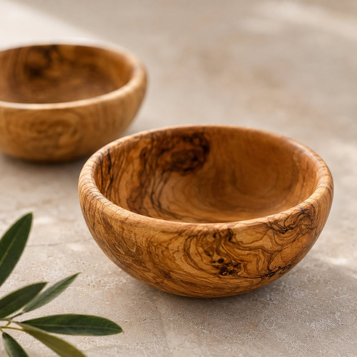 Small Olive Wood Snack Bowl - Olive Ovation