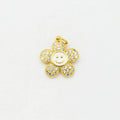 Smiley Flower Charm
