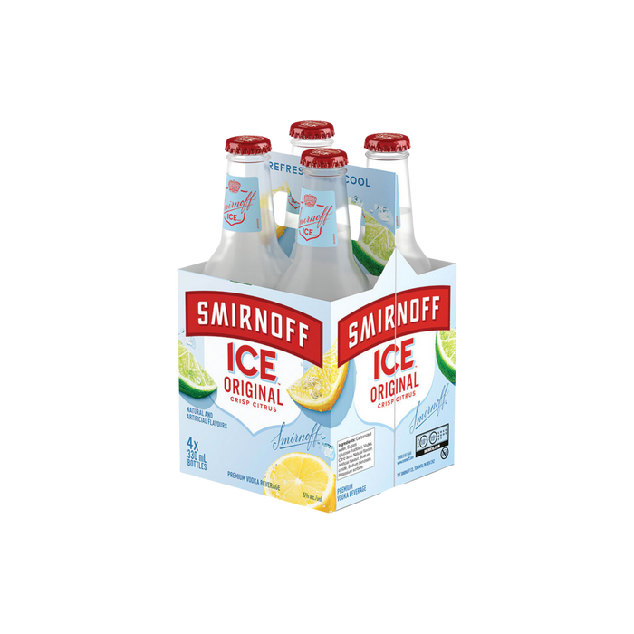 Smirnoff Ice 4pk Bottle — Cooler