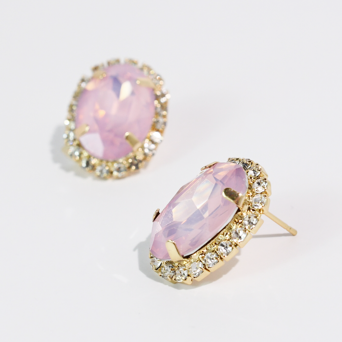 Soft Rose Earrings