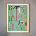 SOME TOOLS WE FOUND IN OUR TOOLBOX, 30x40 cm — by We are out of office