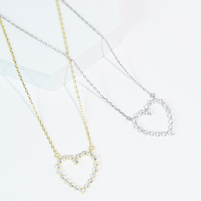 Sparkle Heart Necklace