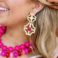 Stacey Hot Pink Earrings