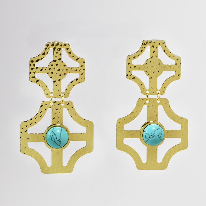 Stacey Turquoise Earrings