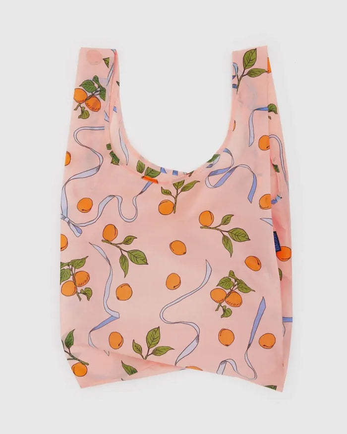 STANDARD "APRICOTS AND RIBBONS" REUSABLE BAG — by Baggu