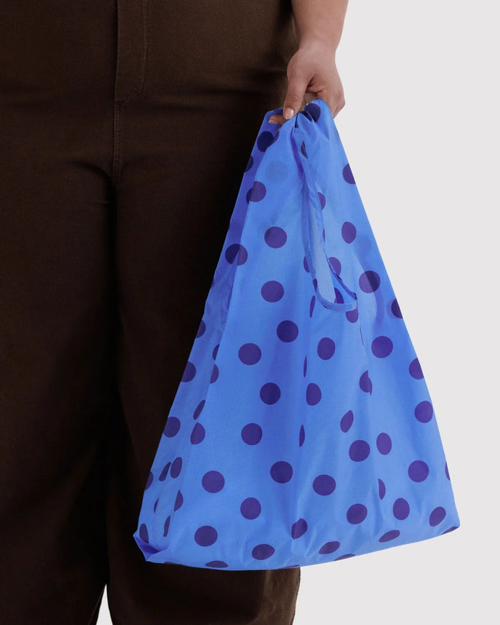 STANDARD "BLUE POLKA DOT" REUSABLE BAG — by Baggu