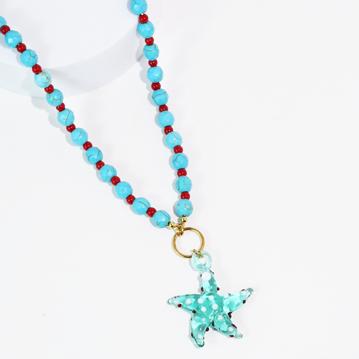 Starfishie Blue Necklace