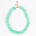 Sugar Bead Ocean Blue Necklace