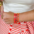 Sunset Confetti Bangles Set