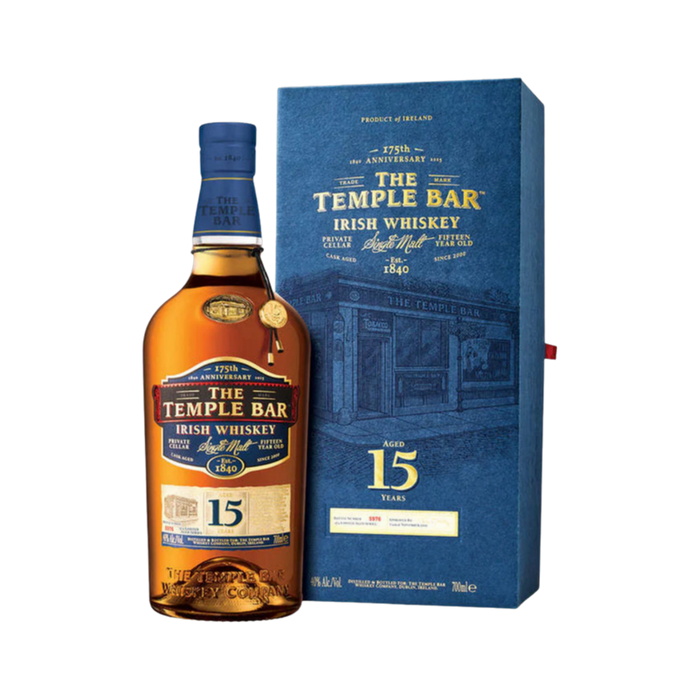 Temple Bar Single Malt 15 Yr Old — Irish Whiskey